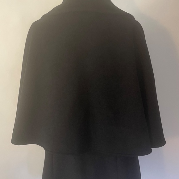 Calvin Klein Wool Pea Coat with Cape - Size 12 - Picture 3 of 8